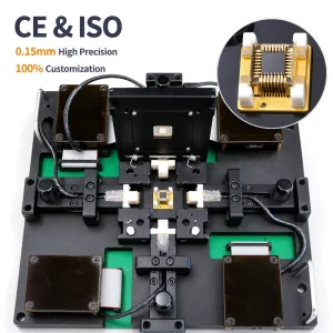 OEM Semiconductor Chip Testing Equipment 0.15mm Probe Hole Aluminum Alloy 3D IC Test Fixture Socket Machine