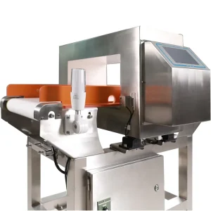 OEM Touch Screen Digital Haccp Food Industry Metal Detectors Conveyor Belt Metal Detector for Processing Line JZD 300