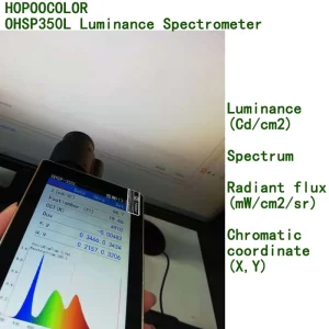 OHSP 350L Portable Spectroradiometer Colorimeter for Display Test Luminance CCT CRI and Color Gamut Measurement