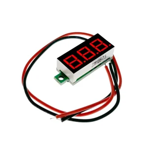 OKY4094 DC 2.5 30V Digital Voltmeter Car Boat Motorcycle 0.28 Inch LED Display Volt Voltage Meter