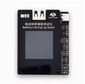 OSS W09 Pro V3 Battery Efficiency Pop up Tester for IPhone 11 15 Series Solve Window Pop up Modify Battery Efficiency Repair
