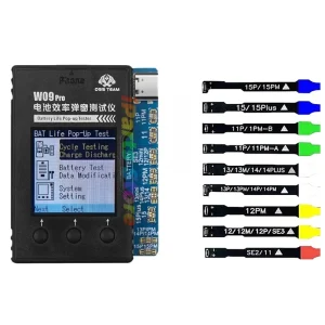 OSS W09 Pro V3 Battery Life Tester for iPhone 11-15 Pro Max Battery Detection and Health Tool