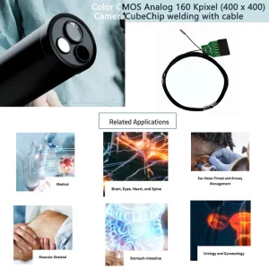 OVM6946 0.16Mp USB Waterproof Endoscope Camera Module Support OD 1.6~2.0mm 30 FPS for Medical Industrial Animal Markets