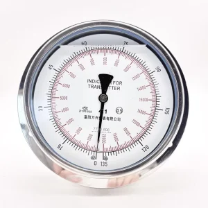 Oilfield Drilling Precision 6inch Column Ratio 4:1 Pressure Oil Gauge YN150ZT Stainless Steel