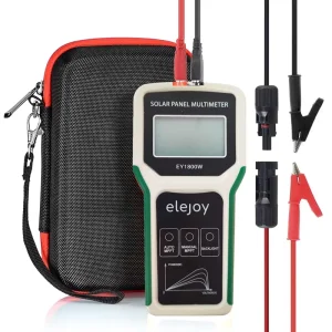 Open Circuit Voltage PV Camera Tester Meter Solar Power Digital LCD Photovoltaic MPPT Solar Panel Tester Multimeter