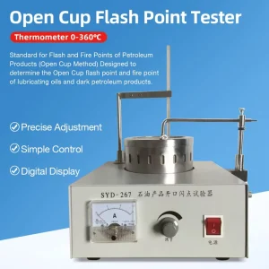 Open Cup Flash Point Tester Digital Petroleum Analyzer High Precision Laboratory Testing Equipment Durable Reliable