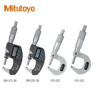 Original Chinese Mitutoyo 395 251 30 115 251 Spherical Single Column Digital Readout Wall Thickness Micrometer