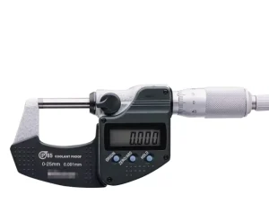 Original Digital Outside Micrometers 293 240 30 Range 0 25mm 0.001mm Metric Made in Japan Metal Material