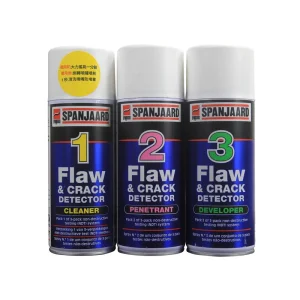 Original Flaw and Crack Detector System 350mL*3 Aerosol Spray for Detecting Cracks and Flaws on the Surfaces of Metals