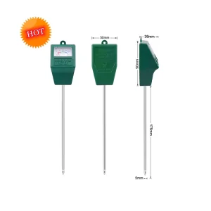Outdoor Indoor Soil Moisture Meter Battery Free Farm Lawn for Test Kit Plant Probe Water Hydrometer Moisture Meter