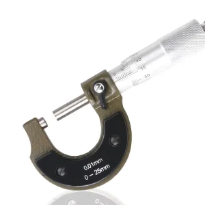 Outside Metric Micrometer 0-25mm 0.01mm
