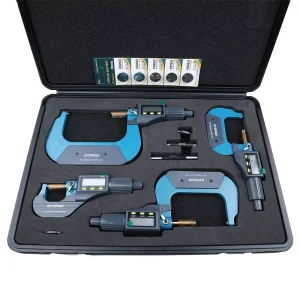 Outside Micrometers Set 0 25mm 0.01mm 0 1″ 0.0001″ External Micrometer Measuring Tool