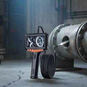 Overhaul Endoscope Camera 5 Inch Display Dual Lens 1080P HD IP67 for Engine Disassembly Inspection