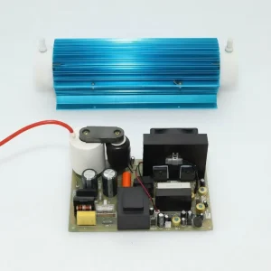 Ozone Generator 25G Dual Air-Cooled Adjustable Module AC Variable Output Quartz Ozone Kit for Continuous Industrial Disinfection