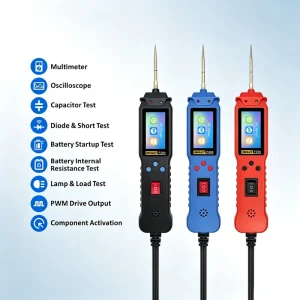 P200 Automotive Circuit Tester for Continuity and Voltage Testing with 2m Cable