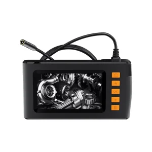 P210 Endoscope Camera 8mm Lens 4.3” Screen IP67 Waterproof 1080P 2m Hard Cable Engine Pipe Inspection Industrial Borescope