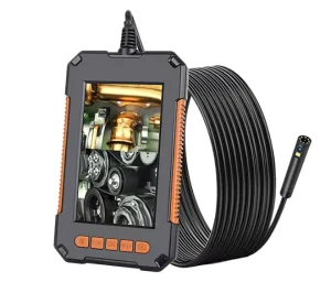 P40 8mm Single Dual Lens Industrial Endoscope 1080P 4.3 IPS LCD Digital Inspection Camera with 8 LED