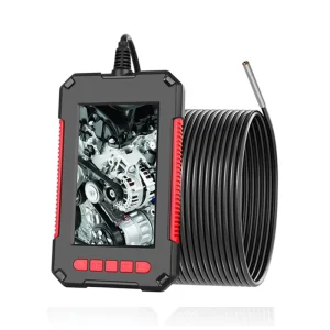 P40 Handheld Endoscope 1080P 4.3 inch Screen 3.9mm Lens 6 LED 5M Cable Endoscope Inspection Camera IP67 Snake Camera