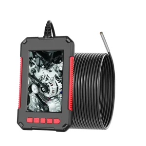 P40 Industrial Borescope 1080P Endoscope Camera 4.3inch Screen 3.9mm Extra Tiny Lens 5m Hard Cable Pipeline Inspection Camera