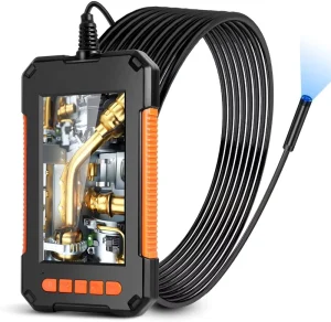 P40 Industrial Endoscope Camera 4.3” Screen 1080p 5m Inspection Camera with 8 LED