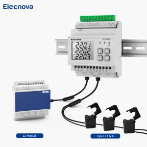 PD194Z-E24E Multi Channel Energy Meter Modbus-TCP/IP DIN Rail Power Monitoring Meter for Building Energy Management