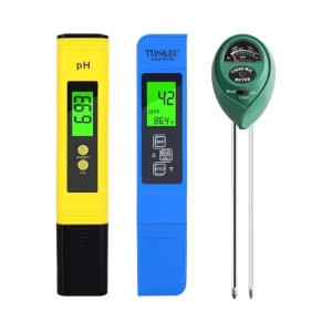PH Meter TDS PPM Meter Soil PH Tester PH/EC Digital Kit 3 Pack ODM Customization