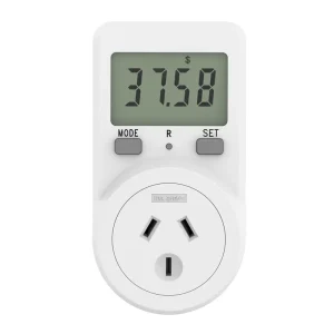 PM04AU Single Phase LED Display Smart Socket Power Meter with Energy Metering and Billing Class 1.0 Accuracy 240V 10A