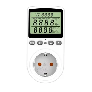 PM05DE Single Phase LED Display Smart watt meter power Socket with Energy Metering & Billing Class 1.0 Accuracy 230V 16A