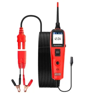PS100 Powerscan Automobile Circuit Tester for 6V-12V Systems with Voltage Polarity Test, AVOmeter, and 20 ft Extension Cable