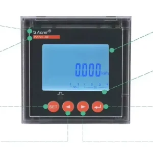 PZ72L-DEC 75mV Shunt Connect LCD Display 1000VDC Voltage Digital Smart Power Analyzer with Modbus-RTU RS485