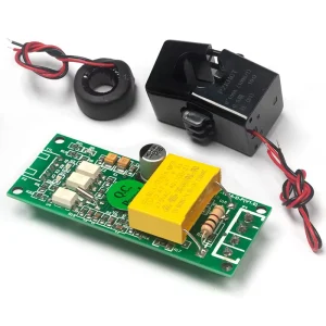 PZEM 004T D P Smart Energy Monitor 32A 63A 100A Single Phase Volt Amp Modbus RTU Pin Connector TTL Frequency Power