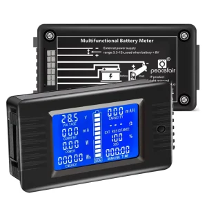 PZEM-015 LCD Module 12V/200V DC Battery Tester and Voltmeter