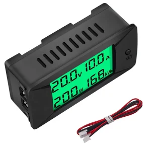 PZEM-025 300V 200A DC Voltage Ammeter LCD Display Digital Current Volt Panel Meter Energy Meter Kwh Wattmeter Power