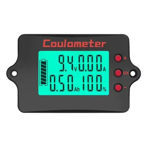 PZEM-037XH Digital Coulomb Meter 8-100V 100A-500A Shunt USB 2m LCD Digital 24V Voltmeter Lithium 18650 Battery Load Tester