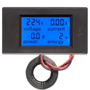 PZEM 061 Digital Power Meter AC Single Phase 80 260V 100A Voltage Current Watt Energy Meter with Coil CT Measures KWH