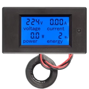 PZEM-061 Digital Power Meter AC Single Phase 80-260V 10A 100A Voltage Current Watt Energy Meter with Coil CT Measures KWH