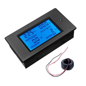 PZEM 061 Digital Voltmeter Single Phase 220V 100A 4in1 kWh Meter with Coil CT for AC Electricity Power and Energy Measurements