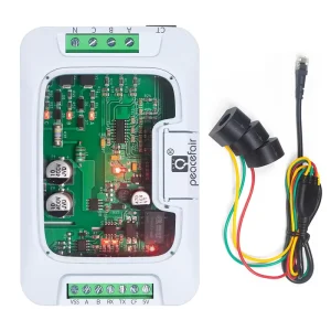 PZEM 6L24 3 Phase AC Energy Meter Module 100A 380V RS485 Modbus RTU Power Monitor with kWh PF Frequency Coil CT