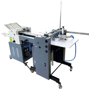 Paper Folding Machine Automatic for Bedsheet Box Paper Cutting and A4 A3 Cross Make Booklet with Auto feeder