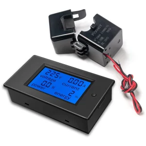 Peacefair PZEM 061 4 in 1 Single Phase Digital Electric Power Meter Energy Meters Ampere Ammeter Voltage Meter Split CT