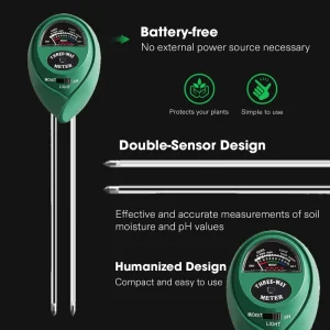 Ph Meter Tester Portable Soil Ph Analyzer Soil Npk Sensor Soil Ph Meter Tester DM-13 for Gardening Farming
