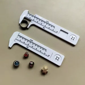Pinbo 0-80mm Plastic Vernier Calipers Hand Measuring Tool Ruler