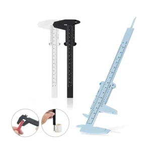 Plastic Microblading Permanent Makeup Eyebrow Vernier Caliper Tattoo Eyebrow Positioning Measurement Ruler