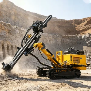 Pneumatic DTH Blast Hole Crawler Drilling Rig with Various Bits and Rod Mine Drilling Rig Diesel