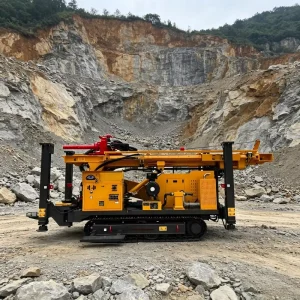 Pneumatic Rock Drill Diesel Powered Water Well Drilling Machine with Pump Max. 100m Depth