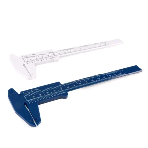 Portable 0-6 Inch Mini Plastic Vernier Caliper 150mm Measuring Tool for Home & School Use