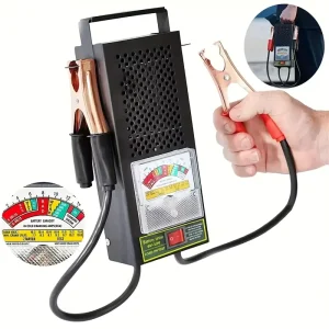 Portable 12V Car Battery Tester with High Precision Load Checker