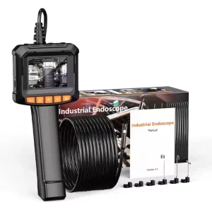 Portable 2.4 Inch HD CMOS Mini Camera Handheld 8LED Waterproof Endoscope Borescope 2000mAh Battery for Sewer Car Engine