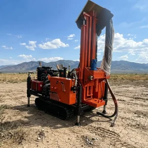 Portable 200m Water Well Drilling Machine Hydraulic with 45 KW Engine