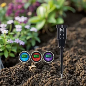 Portable 3 in 1 Digital Fertility Nutrient Tester Soil NPK Analyzer Sensor